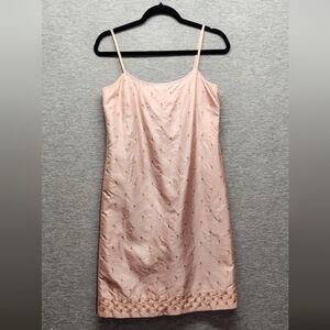 Country Road womens XS slip mini dress floral boho metallic chic Cottagecore